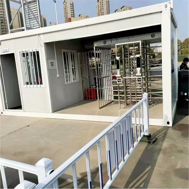 Container guard house for site access control