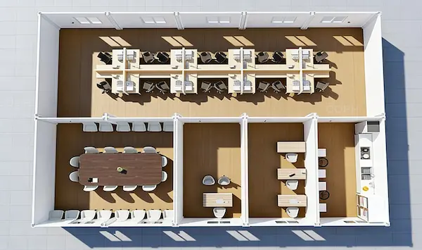 Modular container house scope and specification confirmation