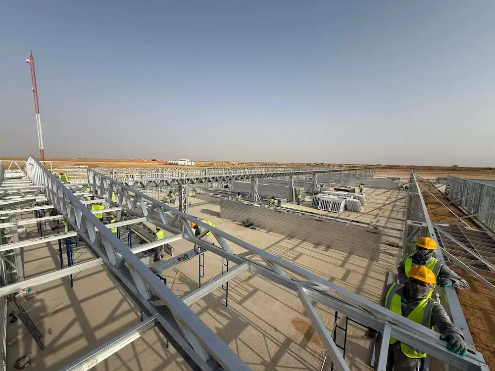 ACMC Supercenter Phase 1 temporary site office facilities in Jubail