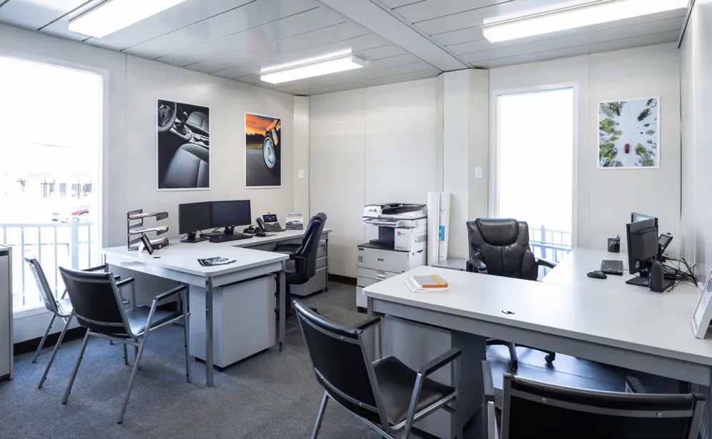 Project management office using prefab container units in Madinah