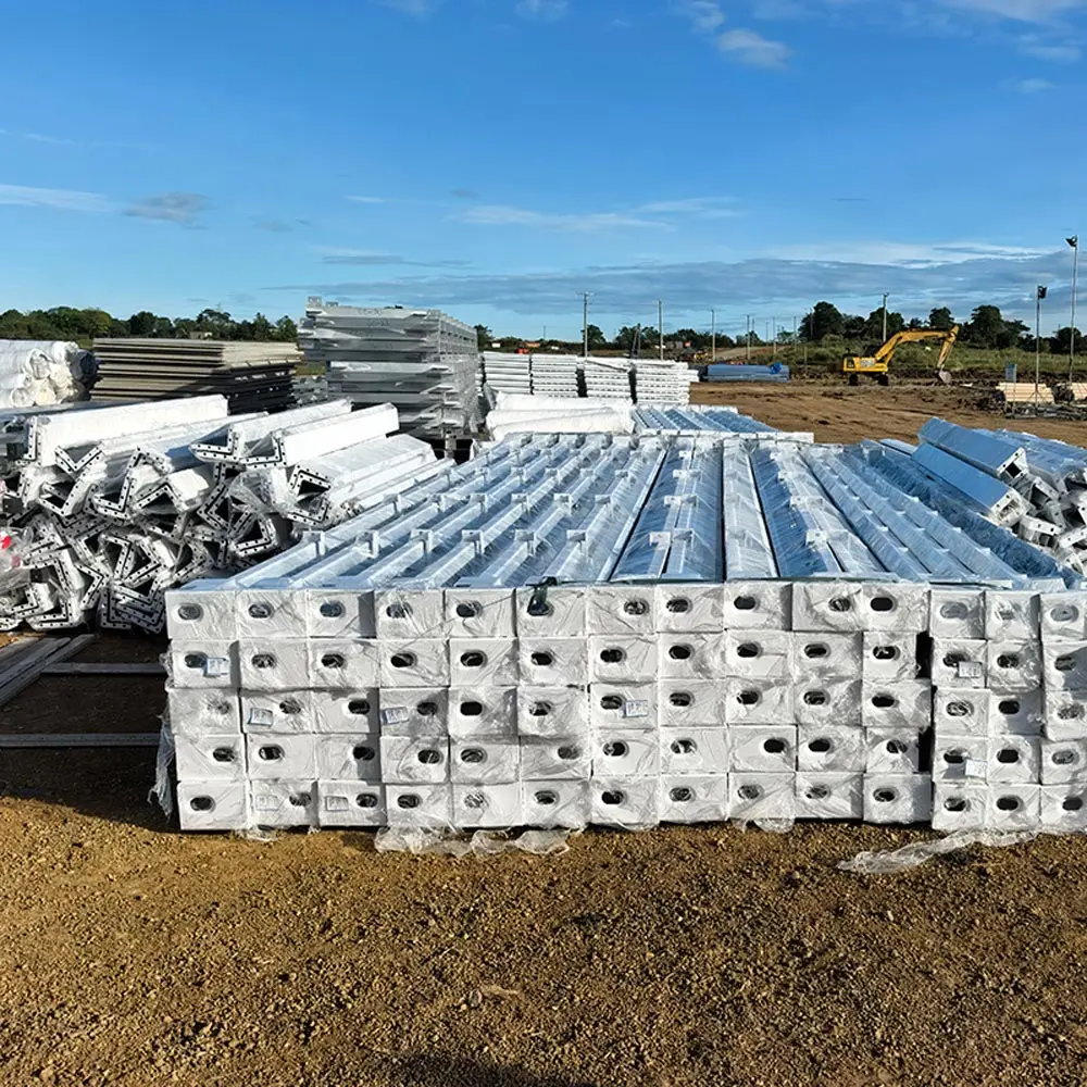Foundation preparation for flat pack container house installation