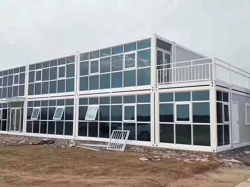 Prefab container site office complex in Jeddah
