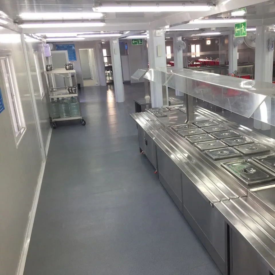 Container canteen unit camp mess hall and kitchen