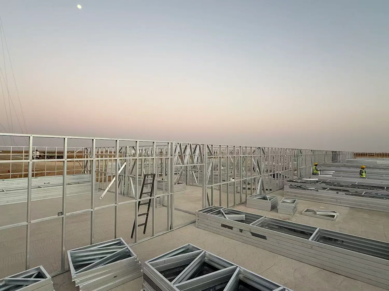 Light gauge steel framing building for project accommodation