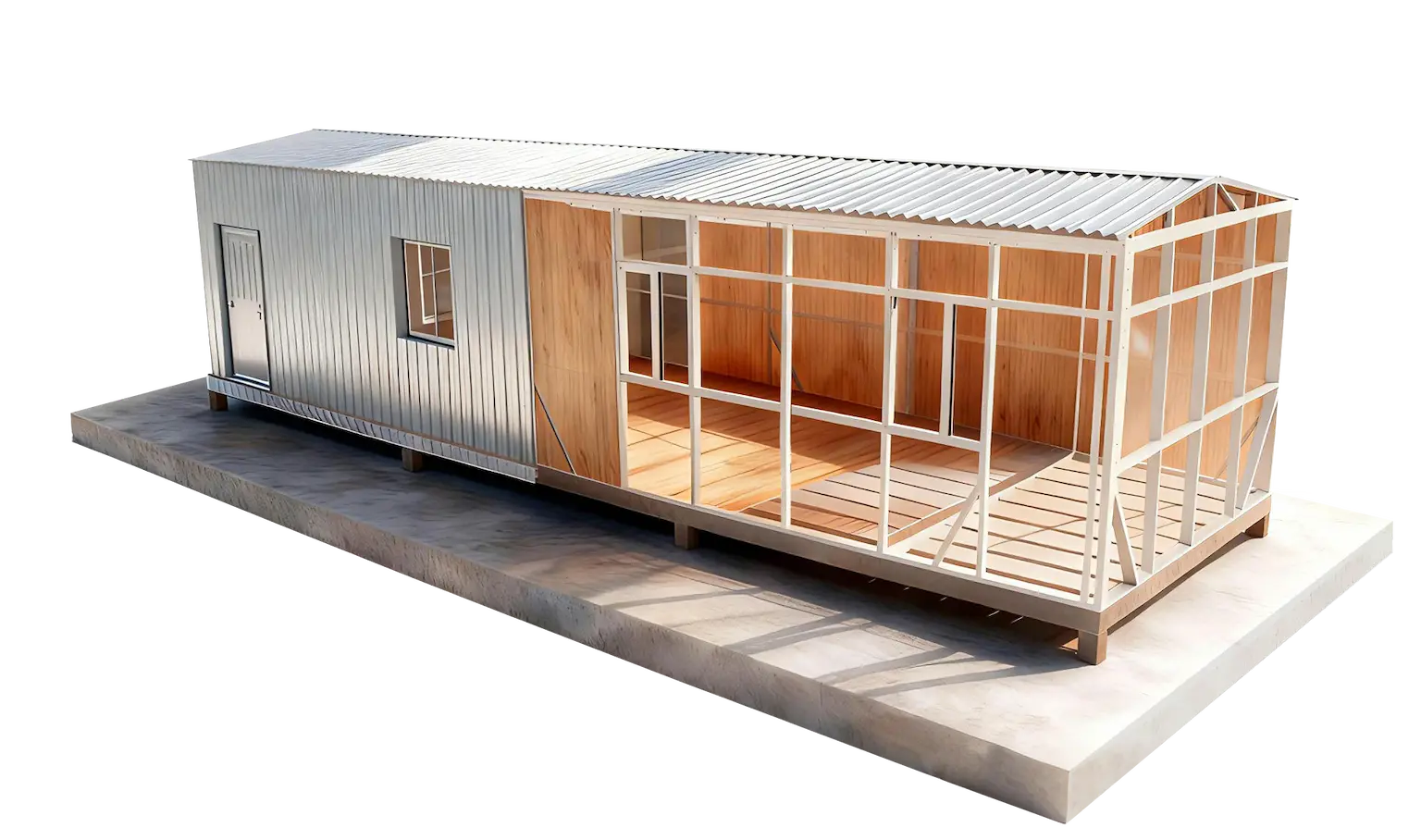 Light gauge steel house structure breakdown