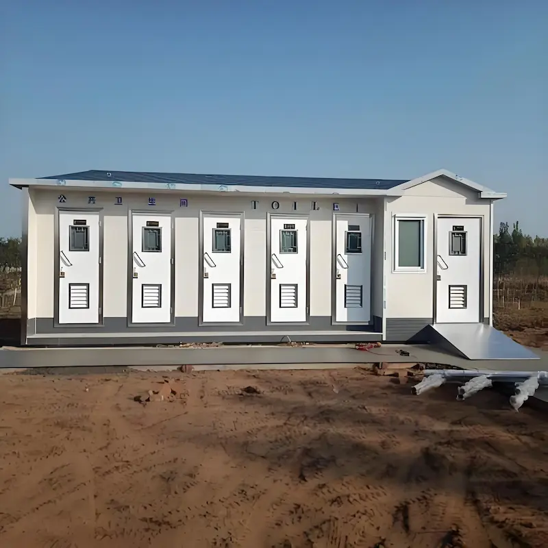 K-Series T-BOX toilet cabins supplied to a remote Al-Kharj region project