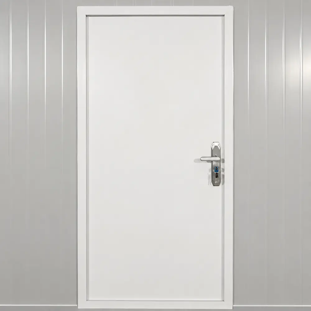 Insulated steel door with multi-point lock
