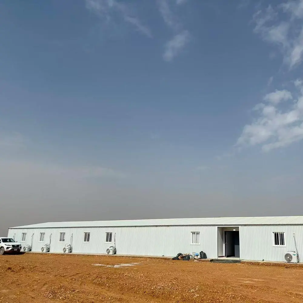 Qassim cement line four light steel camp project