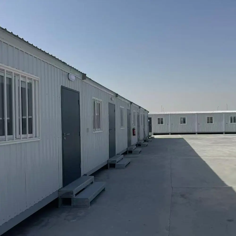 Tahweel aluminium foil plant light steel office and washroom camp