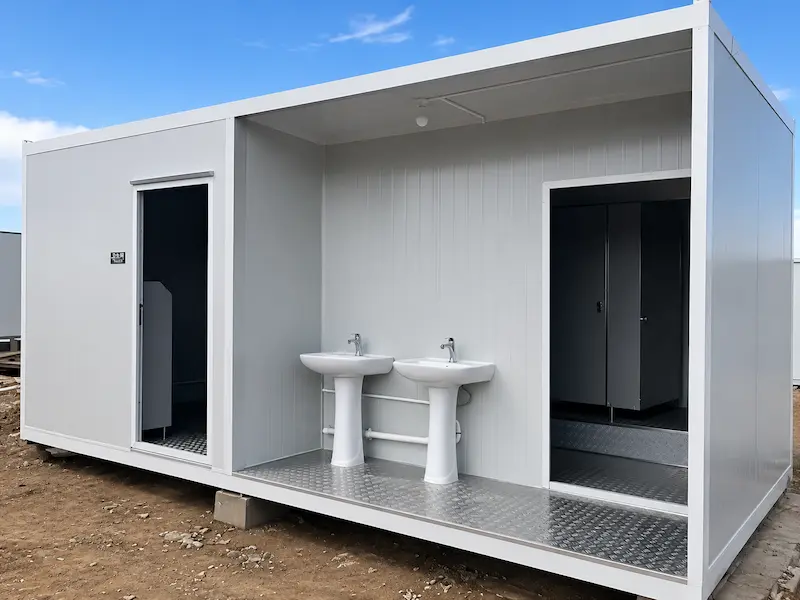 K-Series T-BOX toilet and shower units supplied to Jeddah camp accommodation